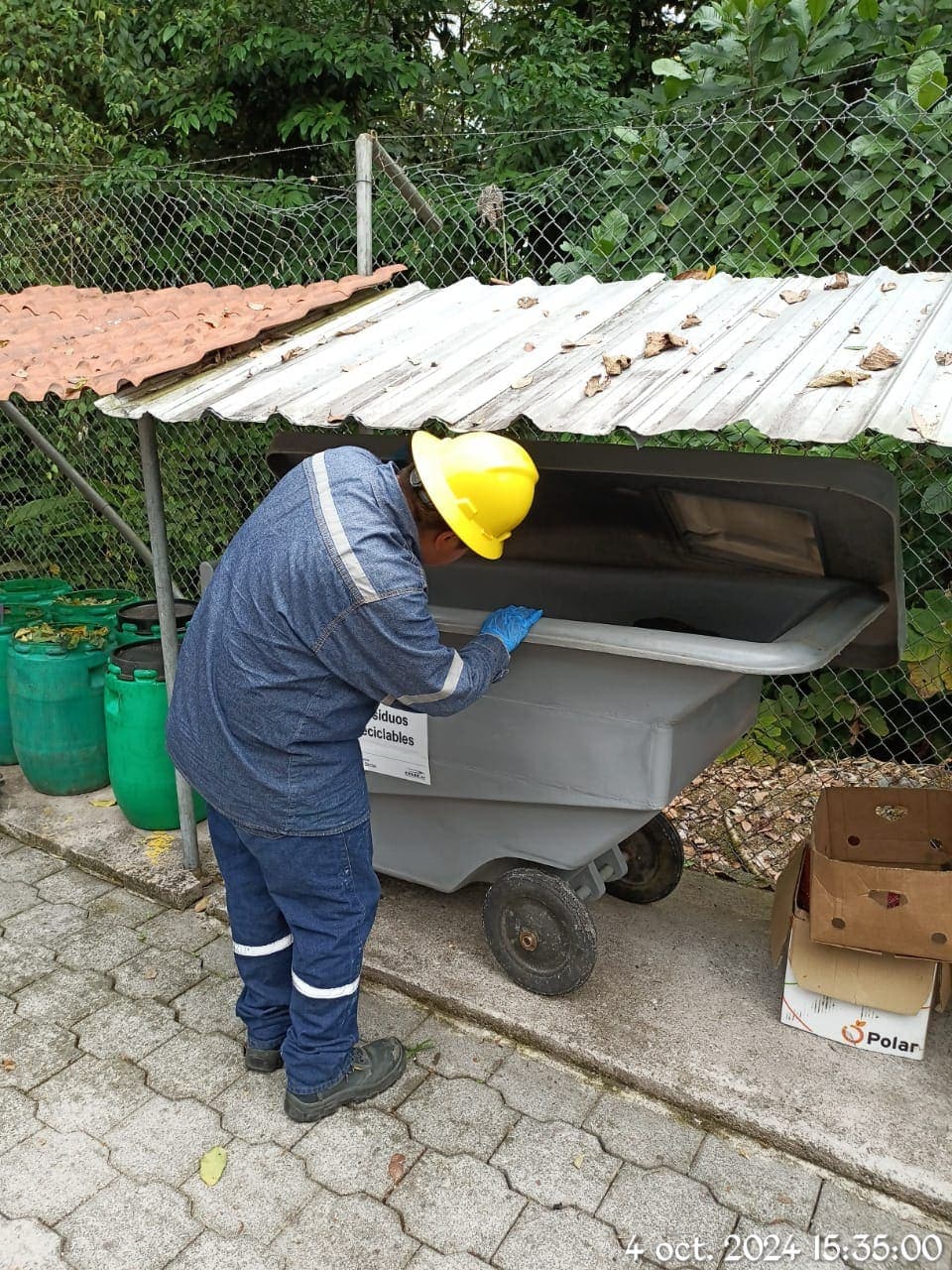 Gestión de residuos, trabajo realizado por Eco Solutions